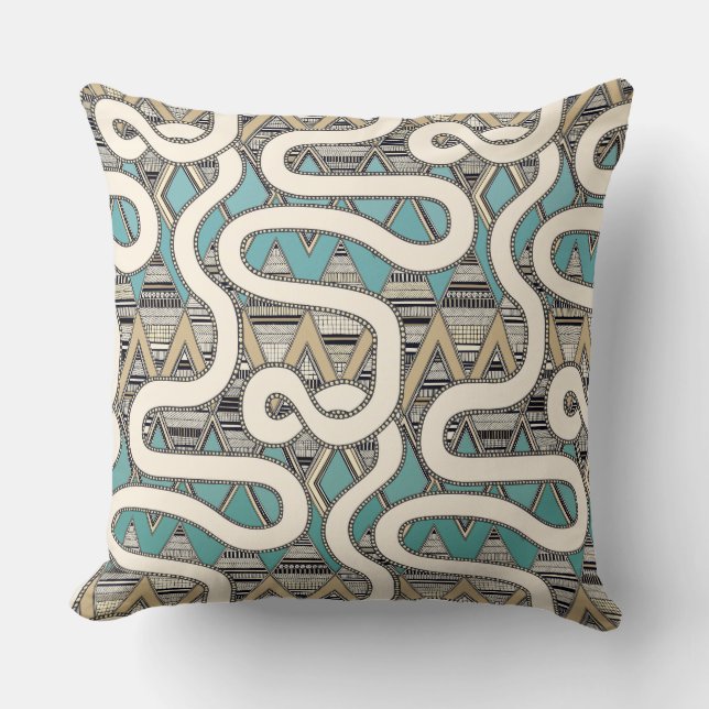 Coussin RESA aqua (Recto)
