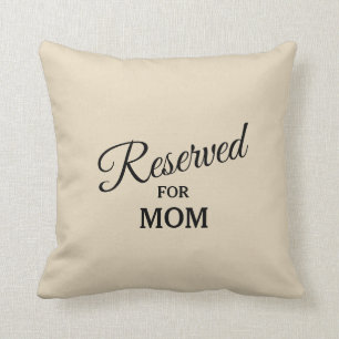 Coussin Réservé pour (tout nom) -