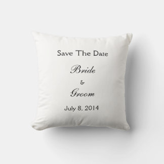 Coussin Réservez la date