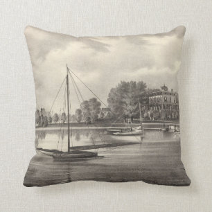 Coussin Résidence de Joseph Francis, la rivière de Tom,
