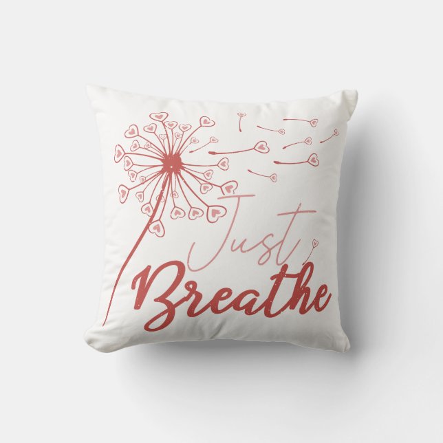 Coussin Respire l'amour (Recto)