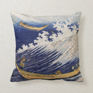 Coussin Ressacs par Katsushika Hokusai