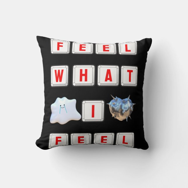 Coussin Ressentez Ce Que Je Ressens (Recto)