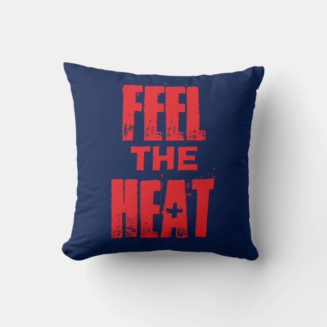 Coussin Ressentez la chaleur (Recto)