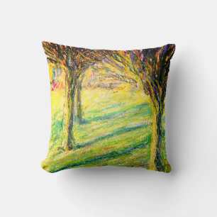Coussin Ressort dans le tableau pastel du Parc