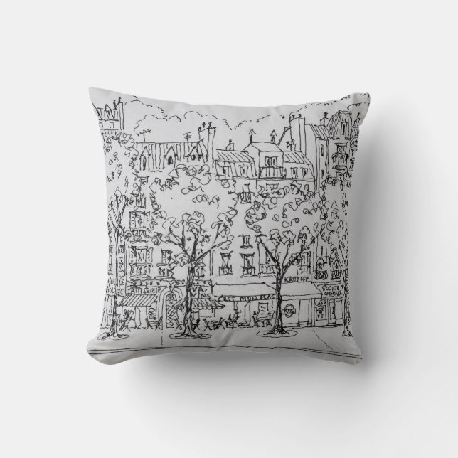 Coussin Restaurant Boulevard Montparnasse | Paris, France (Recto)