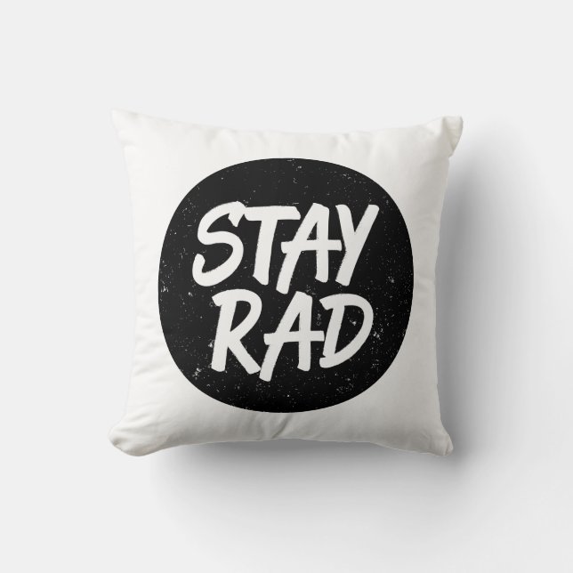 Coussin Rester en piste (Recto)