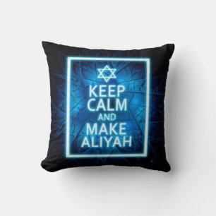 Coussin Restez Calme Et Faites De L'Aliyah - Désert