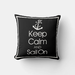Coussin Restez Calme Et Naviguez Sur