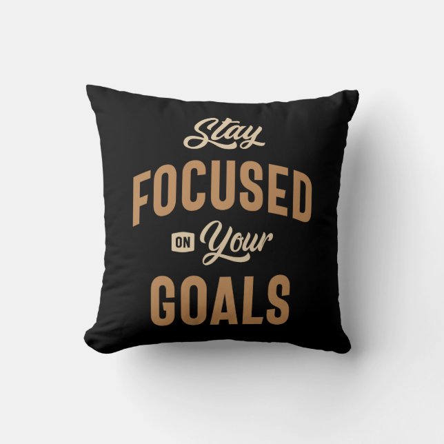 Coussin Restez concentré sur vos objectifs - Devis motivat (Recto)