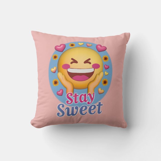 Coussin Restez douce  (Recto)