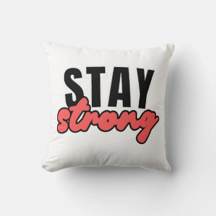 Coussin Restez fort motivé