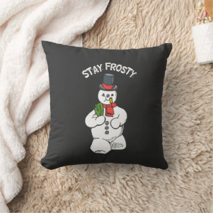 Coussin Restez Frostés Cette Saison De Noël
