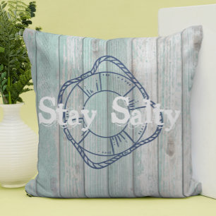 Coussin Restez Salty Beach Life