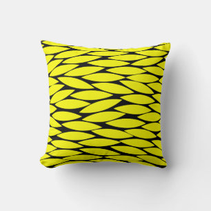 Coussin Résumé 250713 - Jaune sur Noir