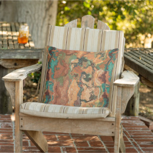 Coussin Résumé de cuivre corrosif