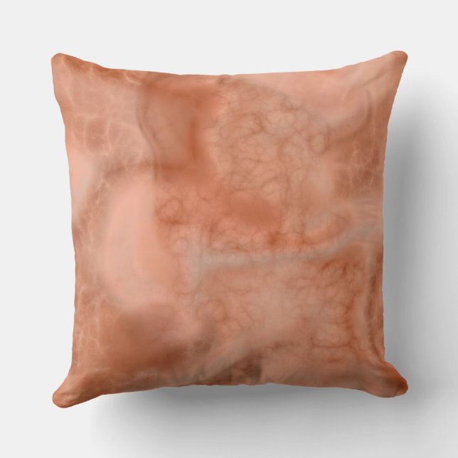Coussin Résumé Marbre de pêche (Verso)