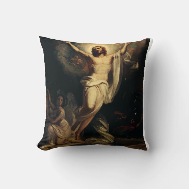 Coussin Résurrection du Christ par Robert Wilhelm Ekman  (Recto)