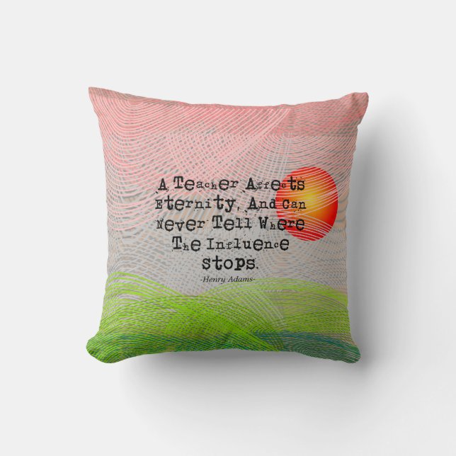 Coussin retiré #38 d'art moderne de professeur (Recto)