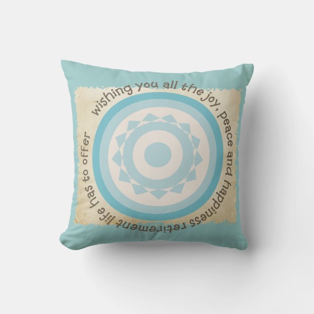 Coussin retiré de citation de professeur (Recto)