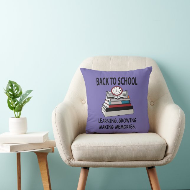 Coussin Retour à l'école Enseignant Élève  (Chaise)