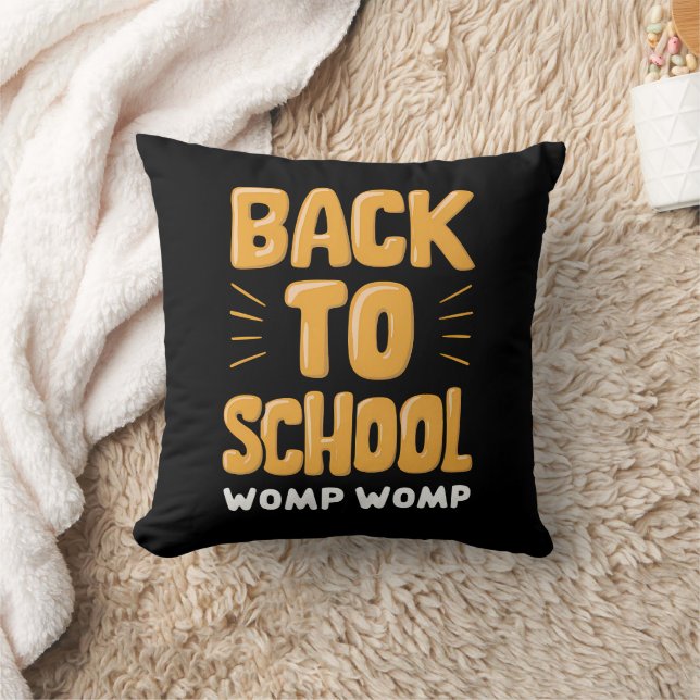 Coussin Retour à l'école Womp Womp Professeur (Couverture)