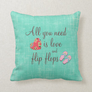 Coussin Retourner la citation d'amour