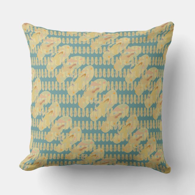 Coussin Retourner les vêtements d'été (Recto)