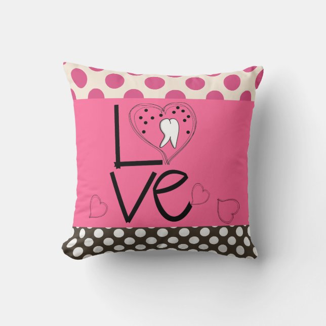 Coussin Retraite d'art dentaire (Recto)