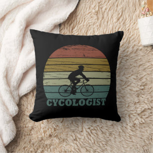 Coussin Retraite de cyclisme drôle - Vieux Cycologue 