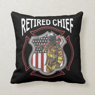 Coussin Retraite des pompiers américains retraités