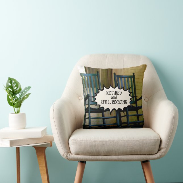 Coussin Retraité et toujours à la roche (Chaise)