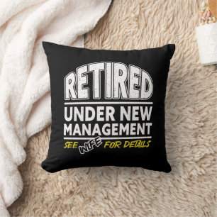 Coussin Retraité Voir Femme Pour Plus De Détails Retraite