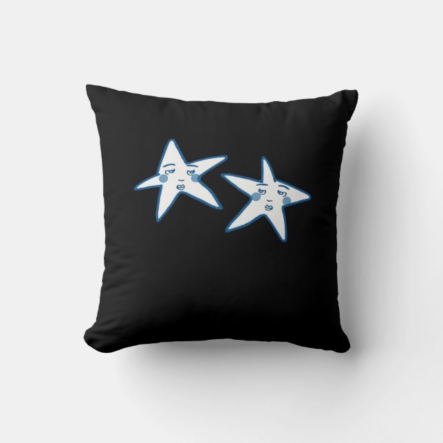 Coussin Retro 90s Whimsigoth esthétique (Recto)