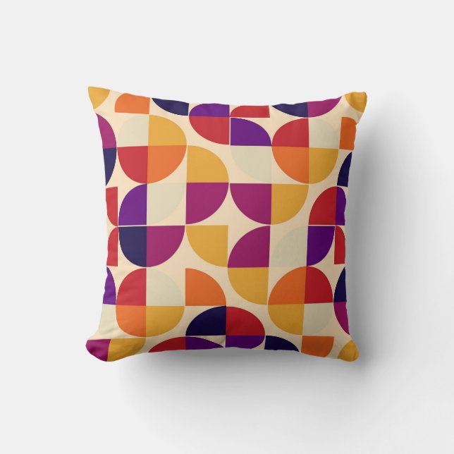 Coussin Retro Abstract Pattern Decorative Cushion for Warm (Recto)