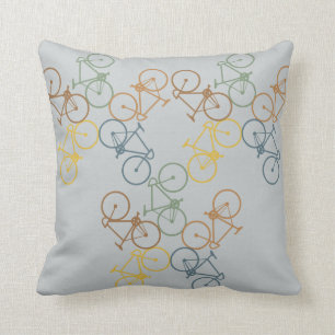 Coussin Rétro carreau de vélo