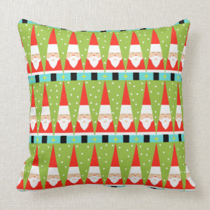 Coussin Rétro carreau géométrique de Père Noël