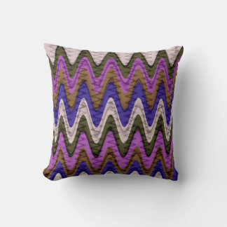 Coussin Retro Chevron et Wavy Stripes Motif 3
