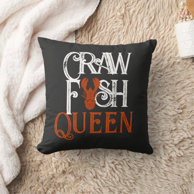 Coussin Rétro Crawfish Queen Seafood (Couverture)