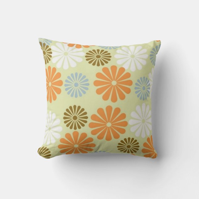 Coussin Retro Daisy (Recto)