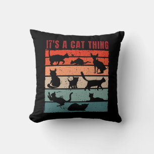 Coussin Retro de la collection de chats