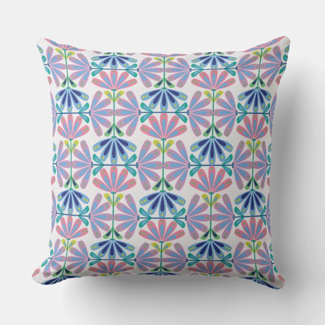 Coussin Retro Floral Series 01 (Recto)