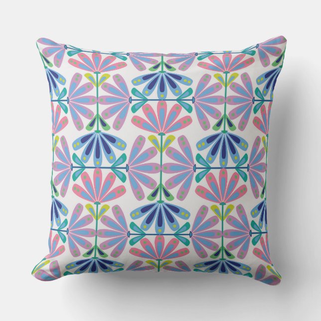 Coussin Retro Floral Series 01 Medium (Recto)