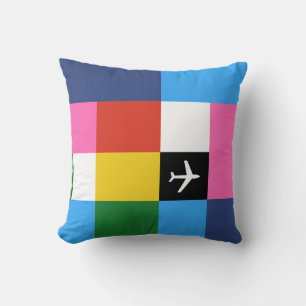 Coussin Rétro Jet-Âge de style super