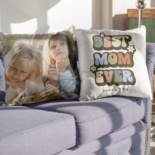 Coussin Retro Meilleure maman jamais photo