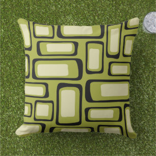 Coussin Retro Mid-Century Moderne Abstrait
