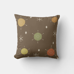 Coussin Retro Mid Mod Starburst Sky Multicolore