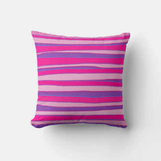 Coussin Retro Peinture rayée simple Art Abstrait