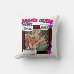 Coussin Retro Romance - Drama Queen - Jeu d'oreiller