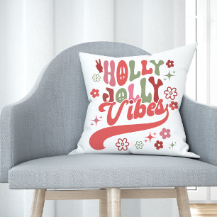 Coussin Retro Super Holly Jolly Vibes